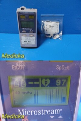 2015 Nellcor Puritan N-85 Capnograph /Pulse Oximeter W/ Sensor & Mount~ 31778
