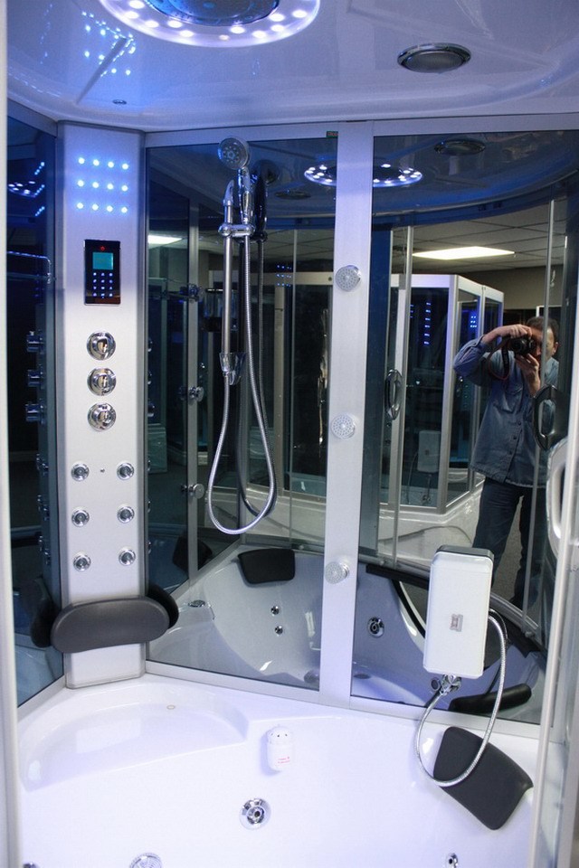 Two Person Steam Shower,Aromatherapy,Whirlpool,Bluetooth,USA Warranty.2Days SALE