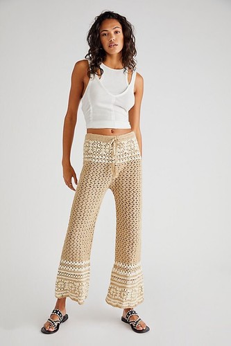 パンツ self-portrait crochet flare trouser $_12.JPG?set_id=880000500F