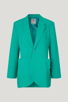 NWOT Baum Und Pferdgarten Teal Blue Bristol Blazer Size 38 (US Size 6)