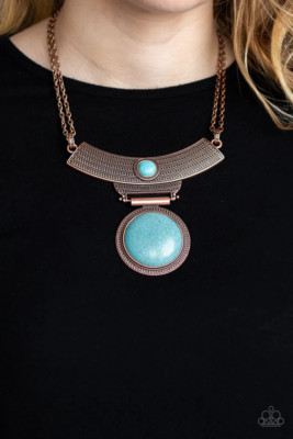 Paparazzi: Lasting EMPRESS-ions - Copper Necklace