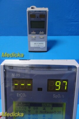 Tyco Healthcare Nellcor N-85 Handheld Microcap Capnograph W/ Battery ~ 34452