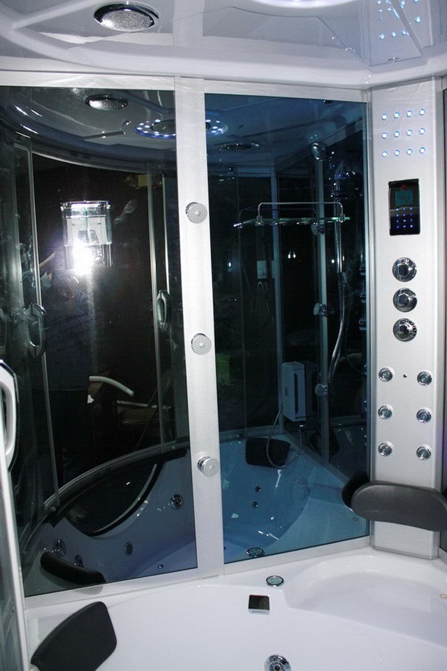 Two Person Steam Shower,Aromatherapy,Whirlpool,Bluetooth,USA Warranty.2Days SALE