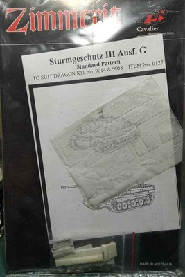 1/35 Zimmerit StuG III Ausf.G standard Pattern DRAGON 9014 9058 Cavalier 0127