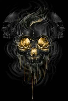 Skulls # 11 - 8 x 10 - T Shirt Iron On Transfer