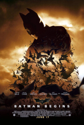 Batman Begins (2005) original movie poster version C