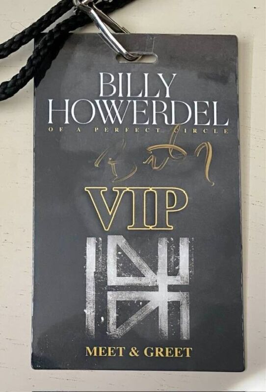BILLY HOWERDEL APC Signed Autographed VIP Meet & Greet Laminate Lanyard 2022