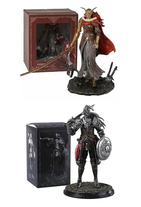 Figurines Jeu Video Elden Ring Malenia Lame Miquella Et Chevalier Raging Wolf