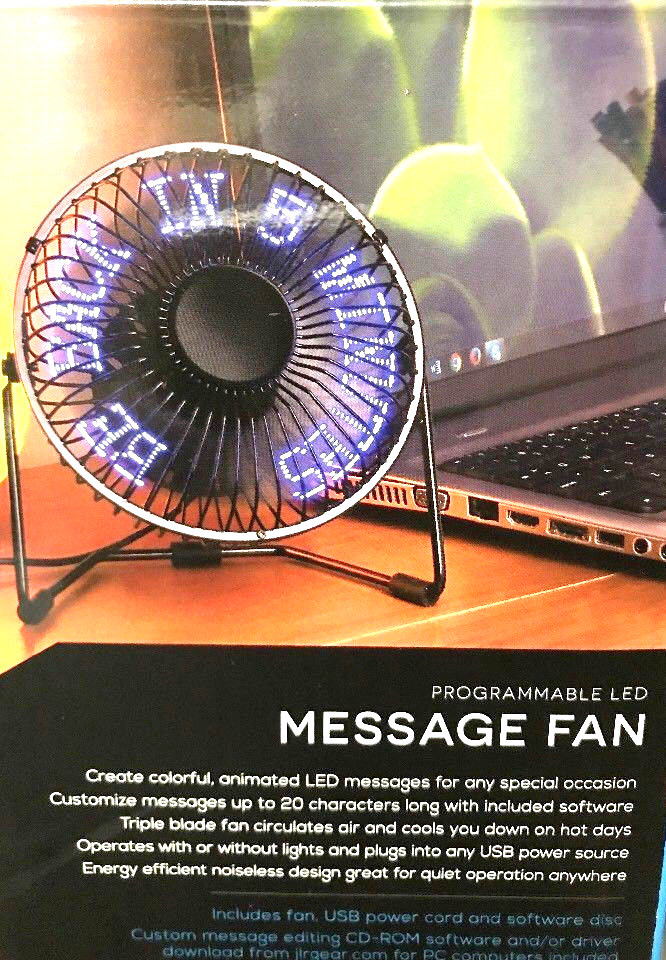 SMARTGEAR Programable LED Floating Any Custom Message 6
