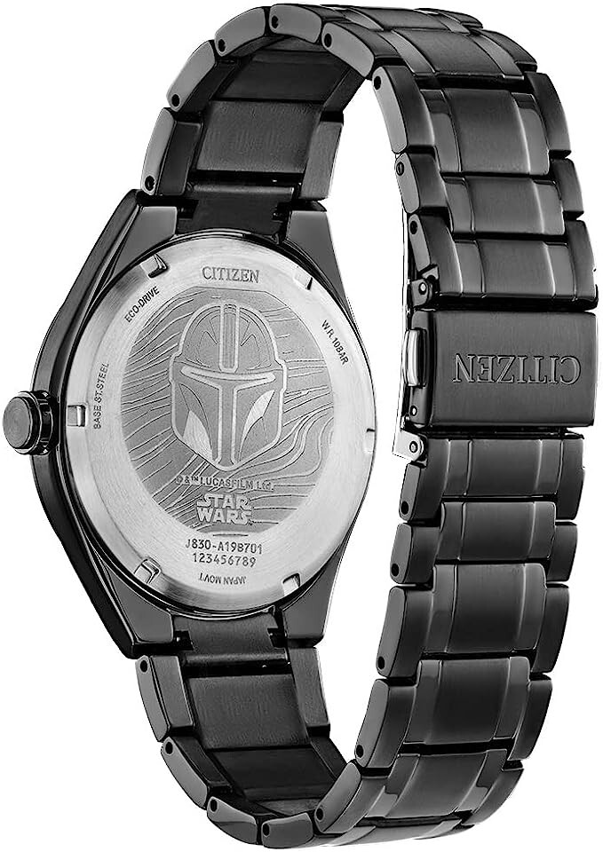 Pre-owned Citizen Eco-drive Men's Star Wars Mandalorian Watch [aw2045-57w]