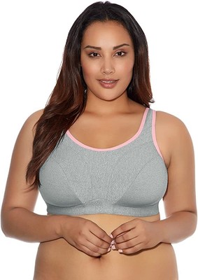 

Женский спортивный бюстгальтер Goddess с мягкой чашкой, серый вереск, Gray heather, GD6911