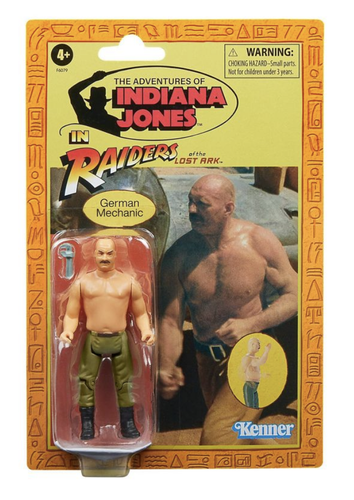 リアルアクションヒーローズ No.400 INDIANA JONES(TM) Hasbro Indiana Jones Raiders Lost Ark German Mechanic Action