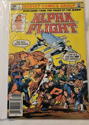 ALPHA FLIGHT #1 MARVEL COMICS VINTAGE 80'S 1983
