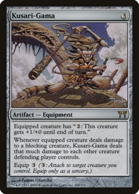 Kusari-Gama NM magic card artifact champions of kamigawa