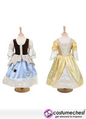 Girls 3-5 years Reversible Princess/Pauper Dress Costume Party Cinders Travis