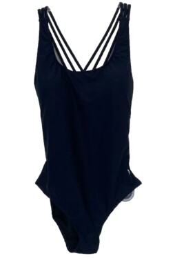 Baleaf Women's Black Athletic Stretch One Piece Swimsuit NWT Size Small 4-6 UPF