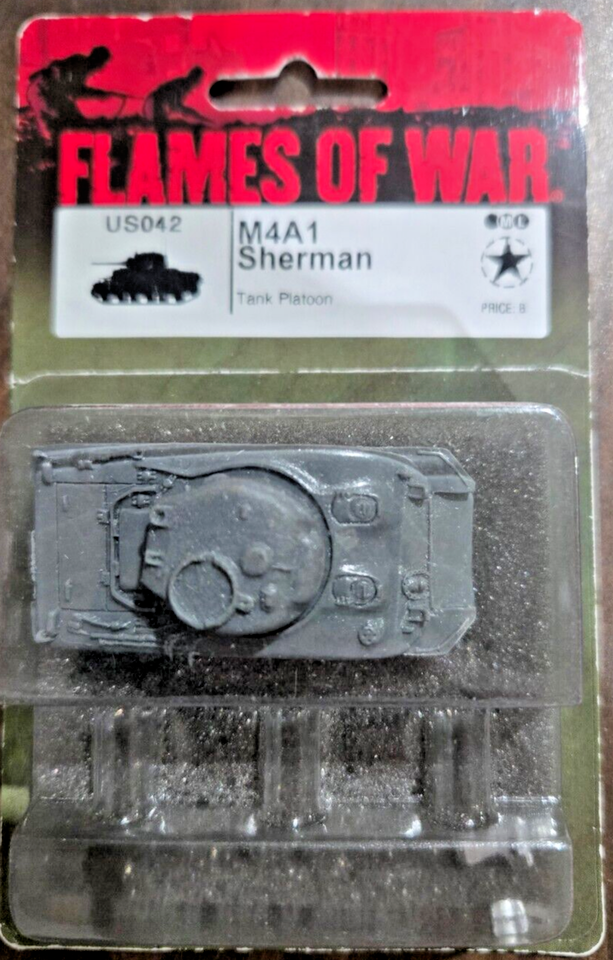 Пламя войны Игра в миниатюрах о мировой войне M4A1 Sherman US042
