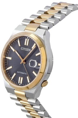 Pre-owned Citizen Nj0154-80h Tsuyosa Black Dial Two Tones Stainless Steel Automatic 50m