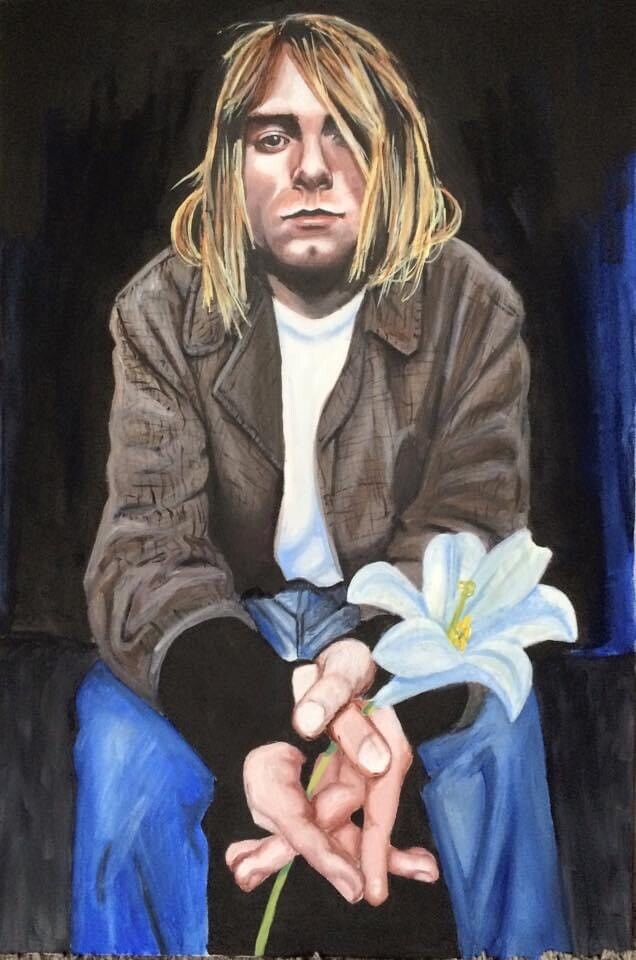 What Did Kurt Cobain Varnished His Paintings With The vrogue.co