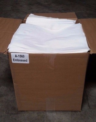 A1560W WHITE FLAT PACK PAPER TOWEL 675 SHEETS PER ROLL - STRONGEST PAPER - X80