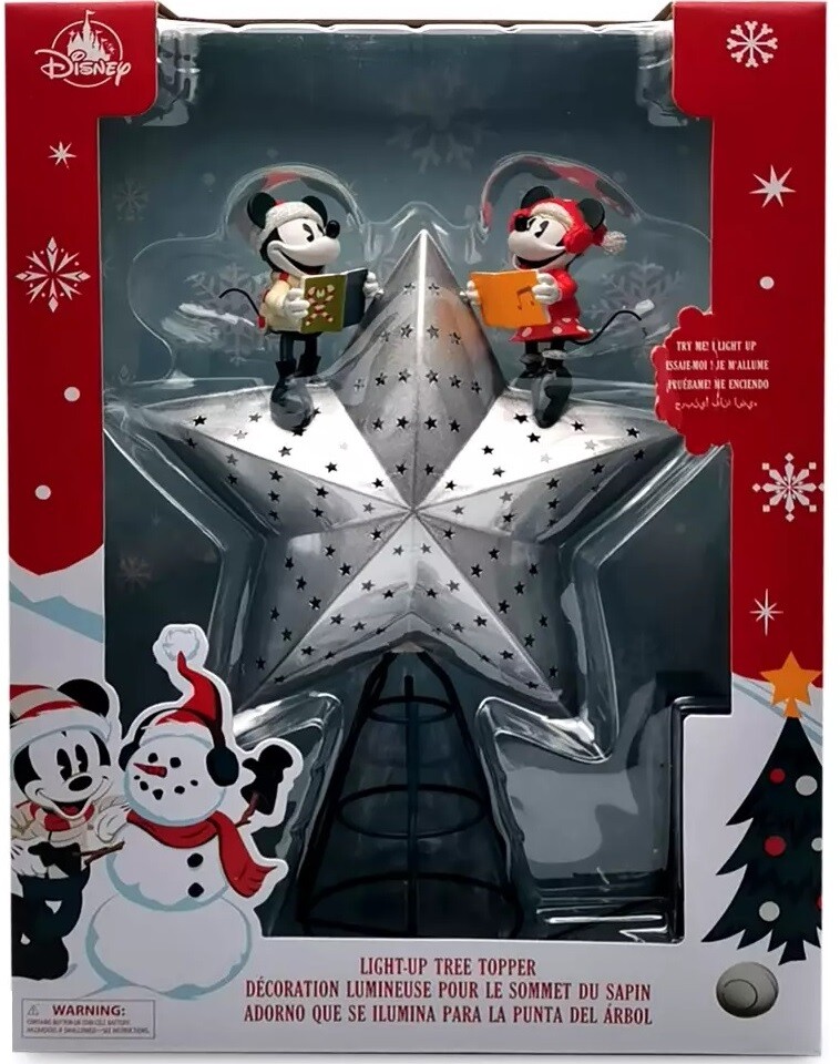 【レア】DISNEY MINNIE CHRISTMAS TREE TOPPER 8