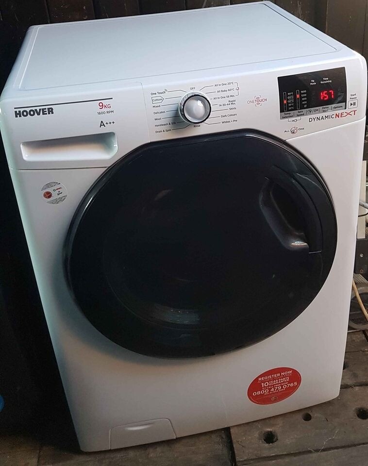 HOOVER DYNAMIC NEXT 9KG 1600 SPIN A+++ WASHING MACHINE FOR SALE in Dewsbury, West Yorkshire