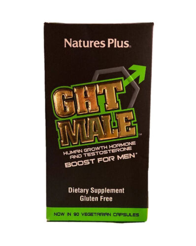 Nature’s Plus GHT Male Hormone Boost for Men 90 Capsules 01/2023+ NEW