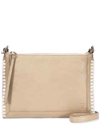 Frye Mae Mini Leather Crossbody Women's Beige