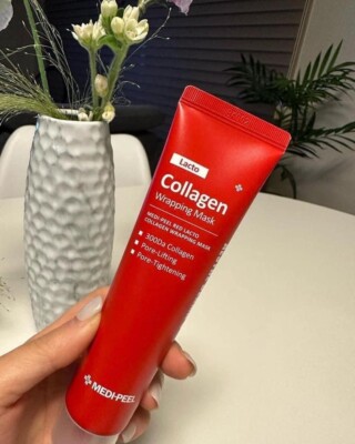 MEDI PEEL Red Lacto Collagen Wrapping Mask 70ml Pore Tightening Lifting K-Beauty