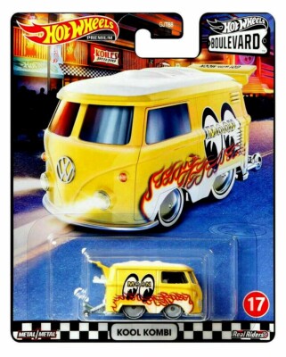 ホットウィールHotWheelsフォルクスワーゲンムーンアイズMOONEYES A1 1/64 Hot Wheels VW Kool Kombi Mooneyes Boulevard Premium