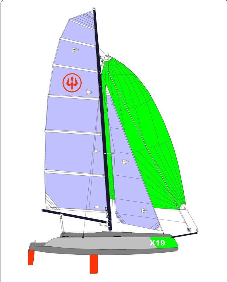 Catamaran / Trimaran Sailboat Hull Molds - CHS X19 - Kurt Hughes Trikala - Molds