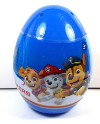 * PAW PATROL*  JUMBO PLASTIC EASTER EGG  FILLED WITH 40  STICKERS *