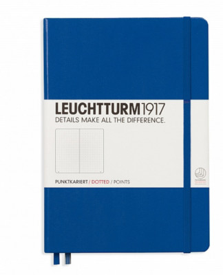 Leuchtturm 1917 A5 Dot Grid Notebook - Hard Cover - Royal Blue