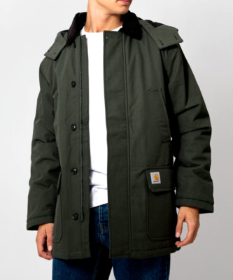 Carhartt WIP Rigby Parka I030831 Boxwood/Black Size S Small BNWT New