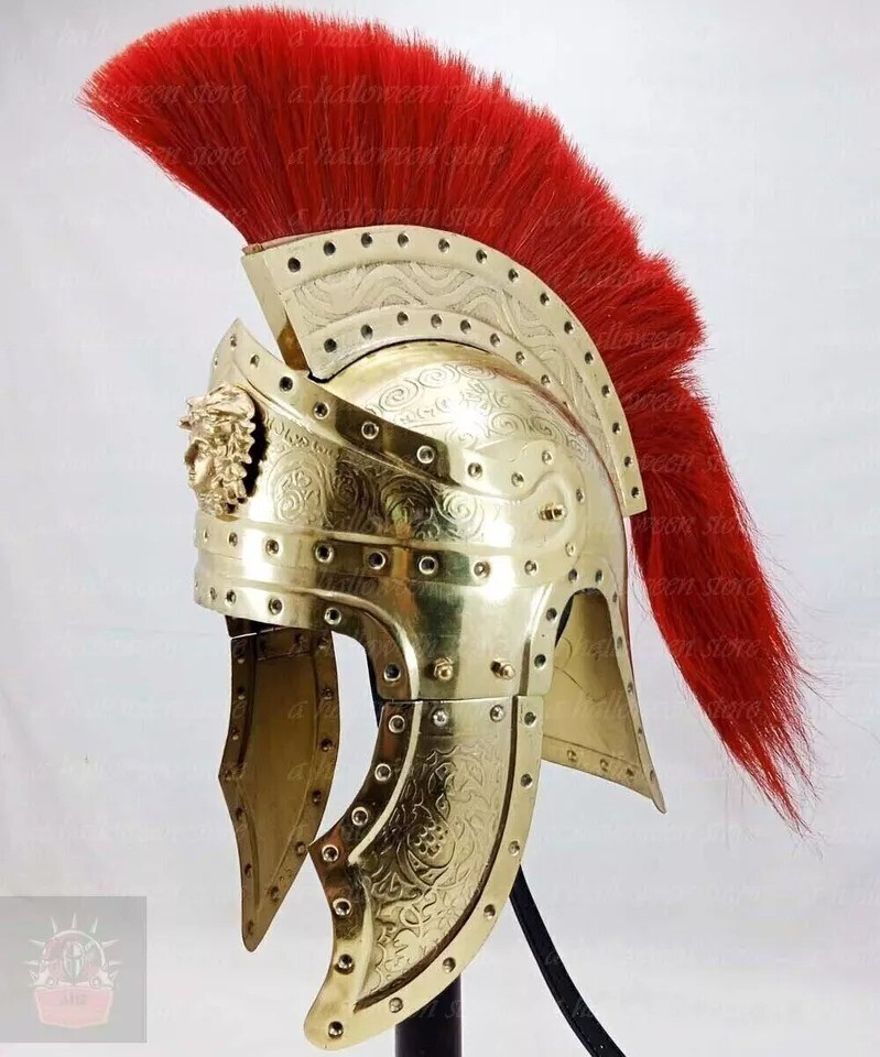Medieval Roman Centurion Helmet Roman Design Engraved Helmet Reenactment Gift