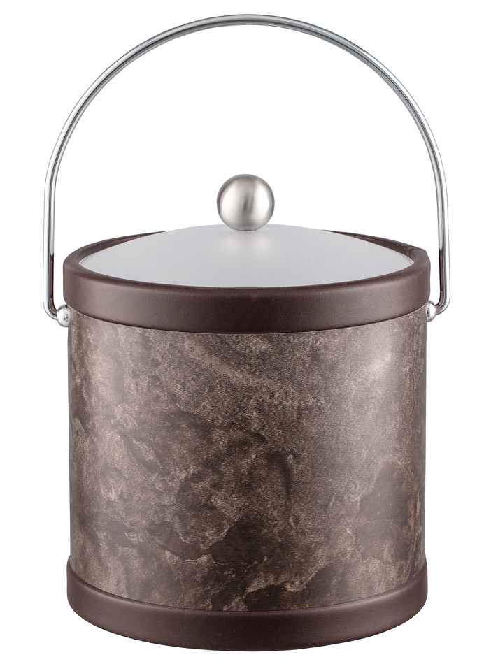 Piedra marrón cubos de hielo y Ventiladores