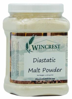 WinCrest Diastatic Dry Malt Powder - 2.5 Lb Tub - Free Expedited Shipping!
