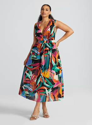 Gabrielle union multicolor dress sale