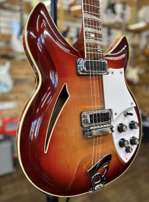 VINTAGE 1969 Rickenbacker 381 Fireglow Rick-O-Sound-Immaculate!