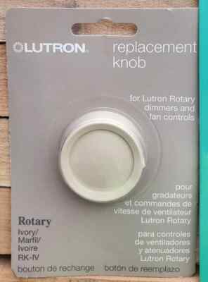 Lutron Replacement Ivory Knob For Lutron Rotary Dimmers & Fan Controls