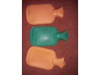 5 SMALL HOT WATER BOTTLES