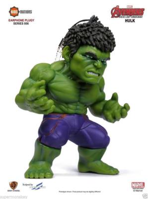 KIDS LOGIC NATIONS KN-006 AVENGERS AGE OF ULTRON LED EARPHONE PLUG HULK FIGURE