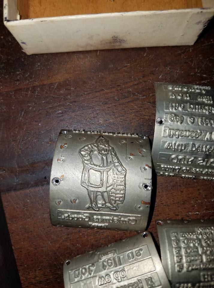 National Cash Register Supplies Box With rare items