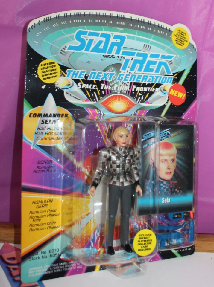 Playmates Star Trek The Next Generation Sela Half Human Half Romulan 1993 Toy