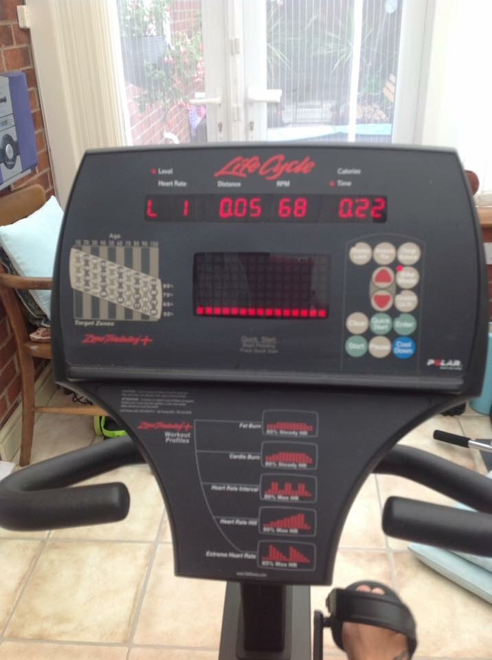 Life Fitness LifeCycle R9 Recumbent Fitness Bike in Crewe, Cheshire