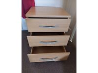 pair of matching bedside units as new - free delivery - just ask