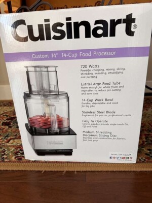 BNIB Cuisinart 14cup Food Processor Stainless Steel Model DFP-14BCNY, Steel