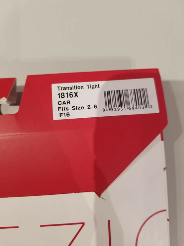 NEW Capezio Transition Tights Girls 1816x carmel size 2-6