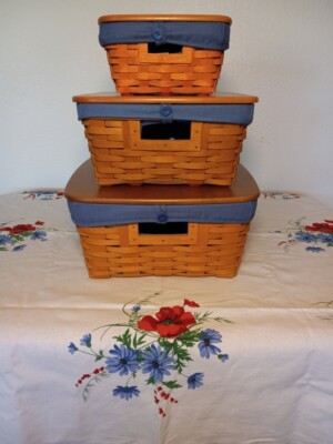 Longaberger Storage Solutions Large, Medium, and Small sets