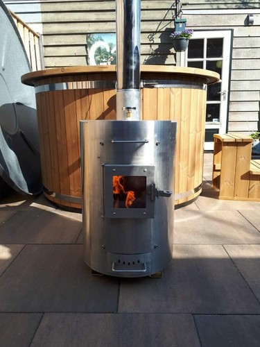 Poolofen Holzofen Aussenofen 30 Kw Ofen Aussenpool Pool Holz